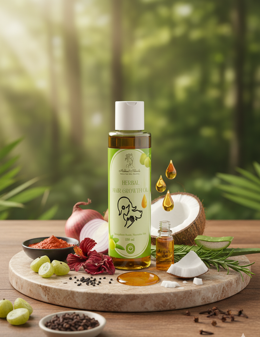 Mishkaat Naturals Herbal Hair Growth Oil