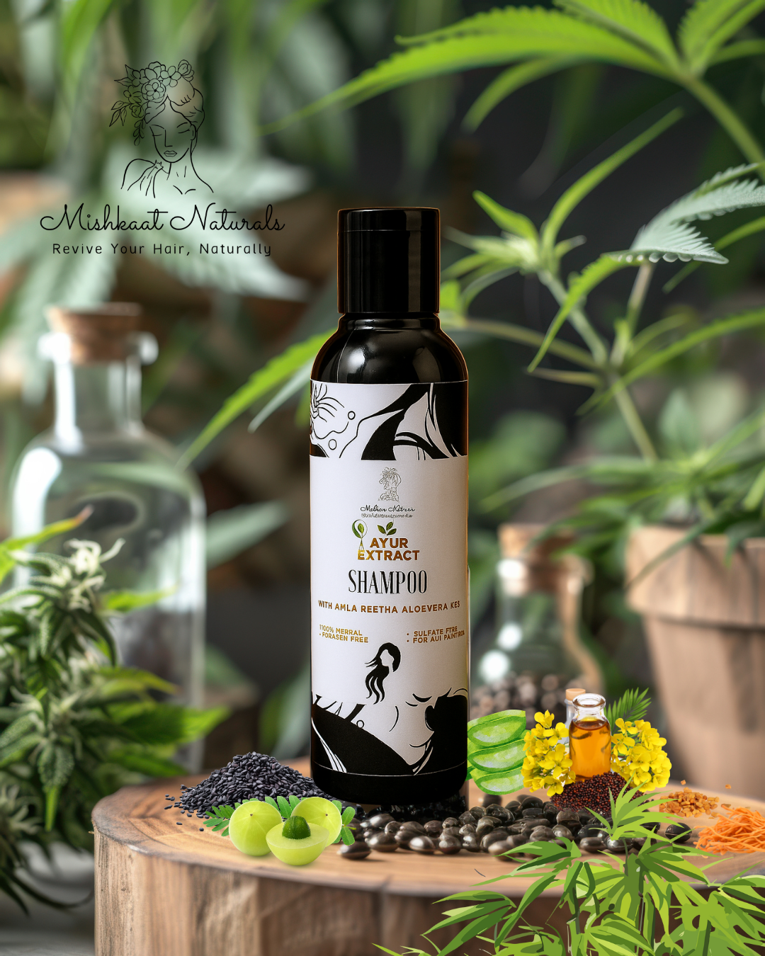 Ayur Extract Shampoo – Herbal Care for Strong & Healthy Hair